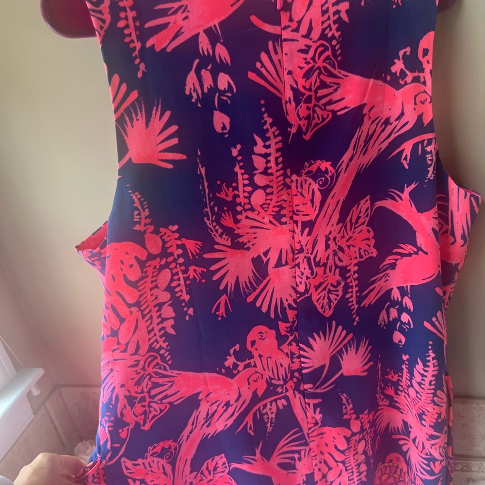 Lilly Pulitzer Pink and Navy romper